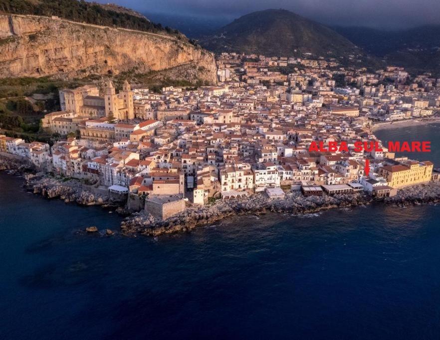 Alba Sul Mare By Caseserio Cefalù Esterno foto