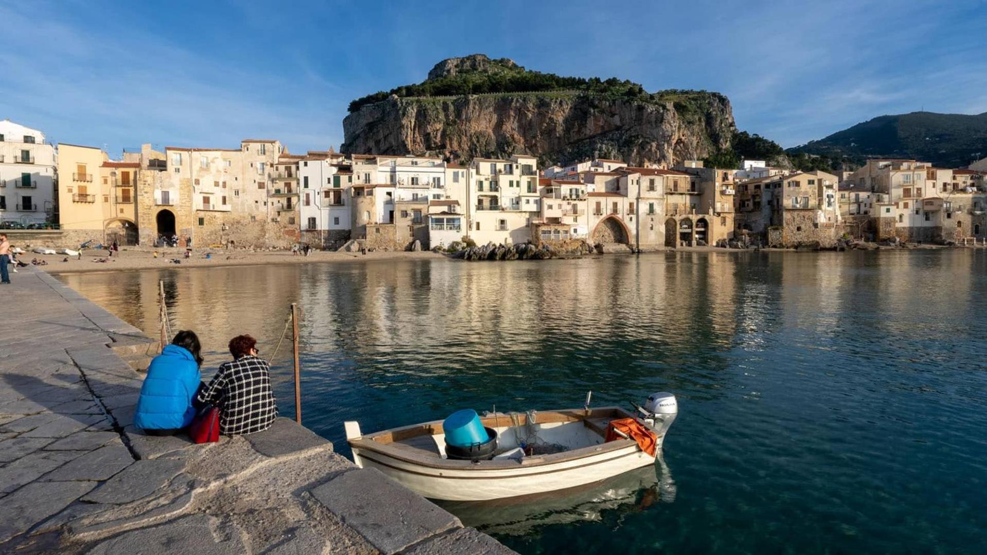 Alba Sul Mare By Caseserio Cefalù Esterno foto
